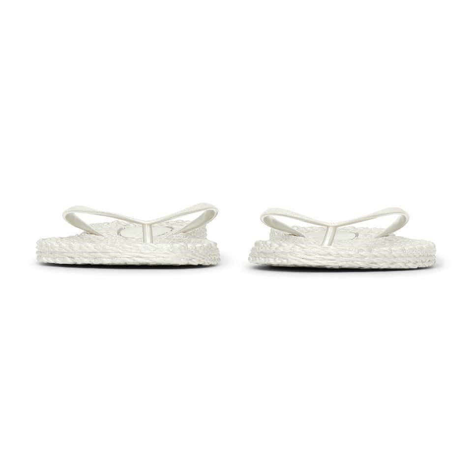 Ilse Jacobsen - Cheerful01 Flip Flop With Glitter Krem Simli Parmak Arası Terlik