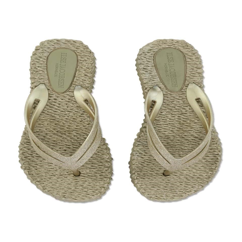 Ilse Jacobsen - Cheerful13 Flip Flop On Platform Platin Platformlu Parmak Arası Terlik