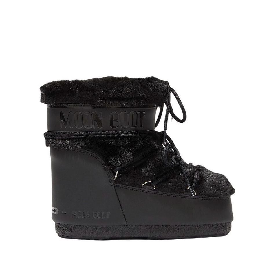 Mb Icon Low Faux Fur Kadın Kısa Kar Botu