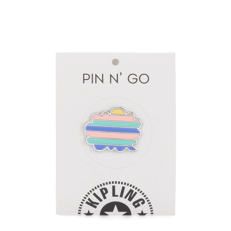 Stripy Cloud Pin Rozet