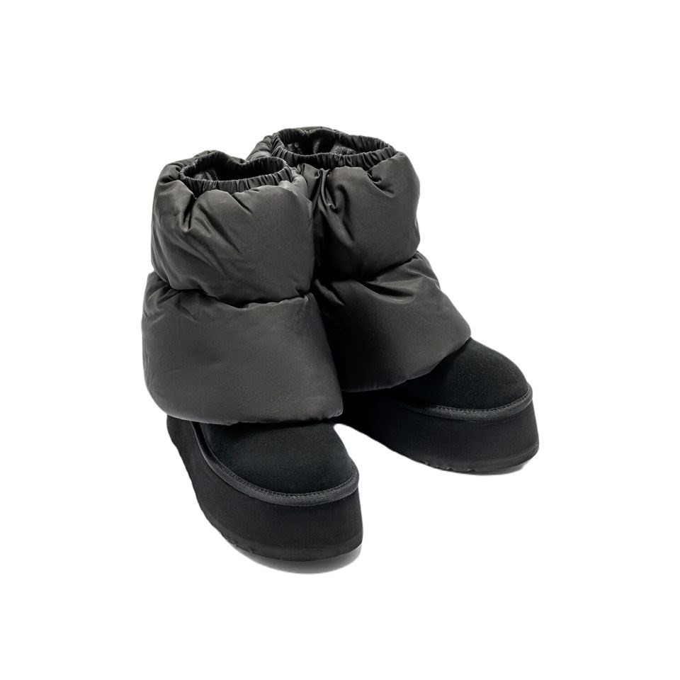 W Classic Mini Dipper Puffer Platform Topuklu Bot