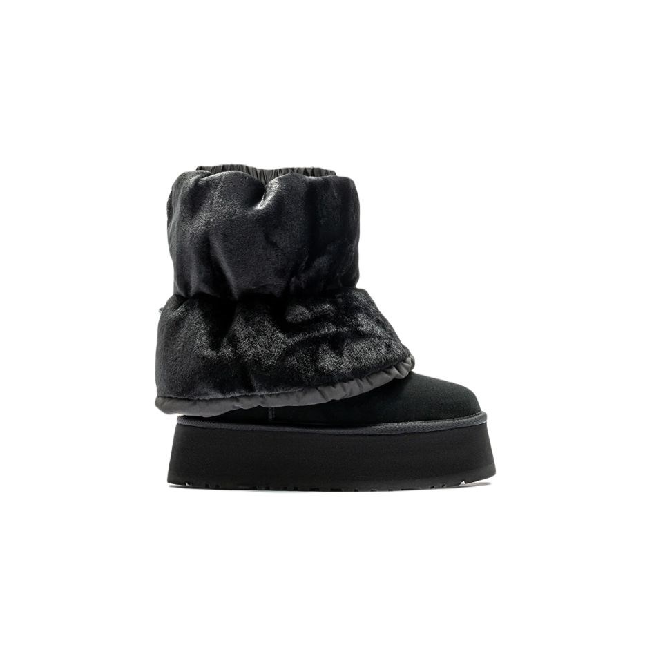 W Classic Mini Dipper Puffer Platform Topuklu Bot