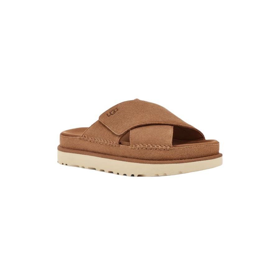 W Goldenstar Cross Slide Ugg Kadın Terlik