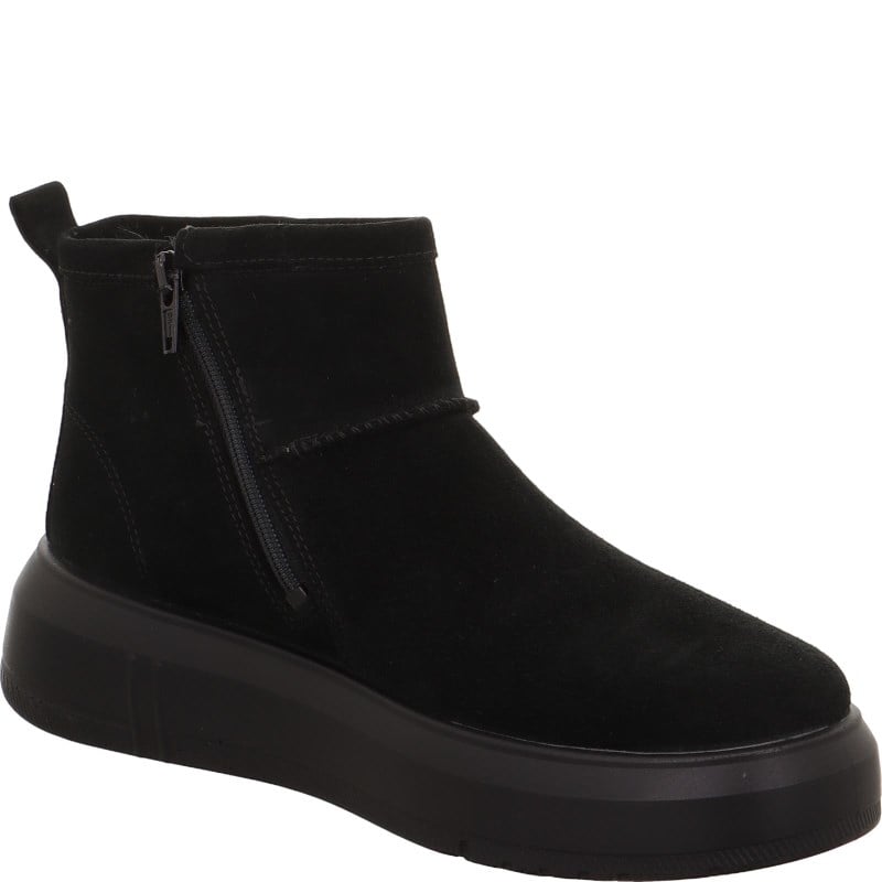 Wonder Legero Wonder Kadın Goretex Siyah Kalın Taban Süet Bot