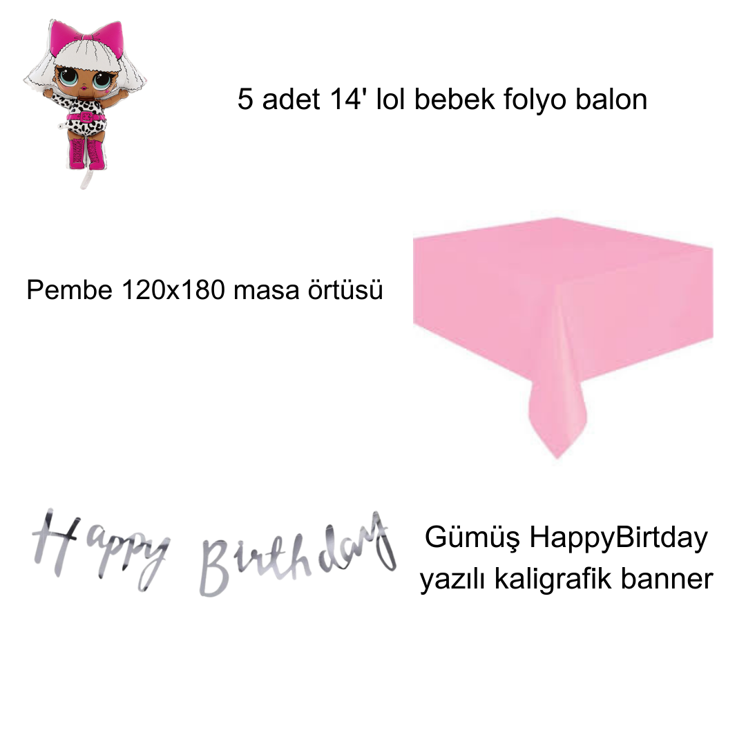 lol bebek parti set