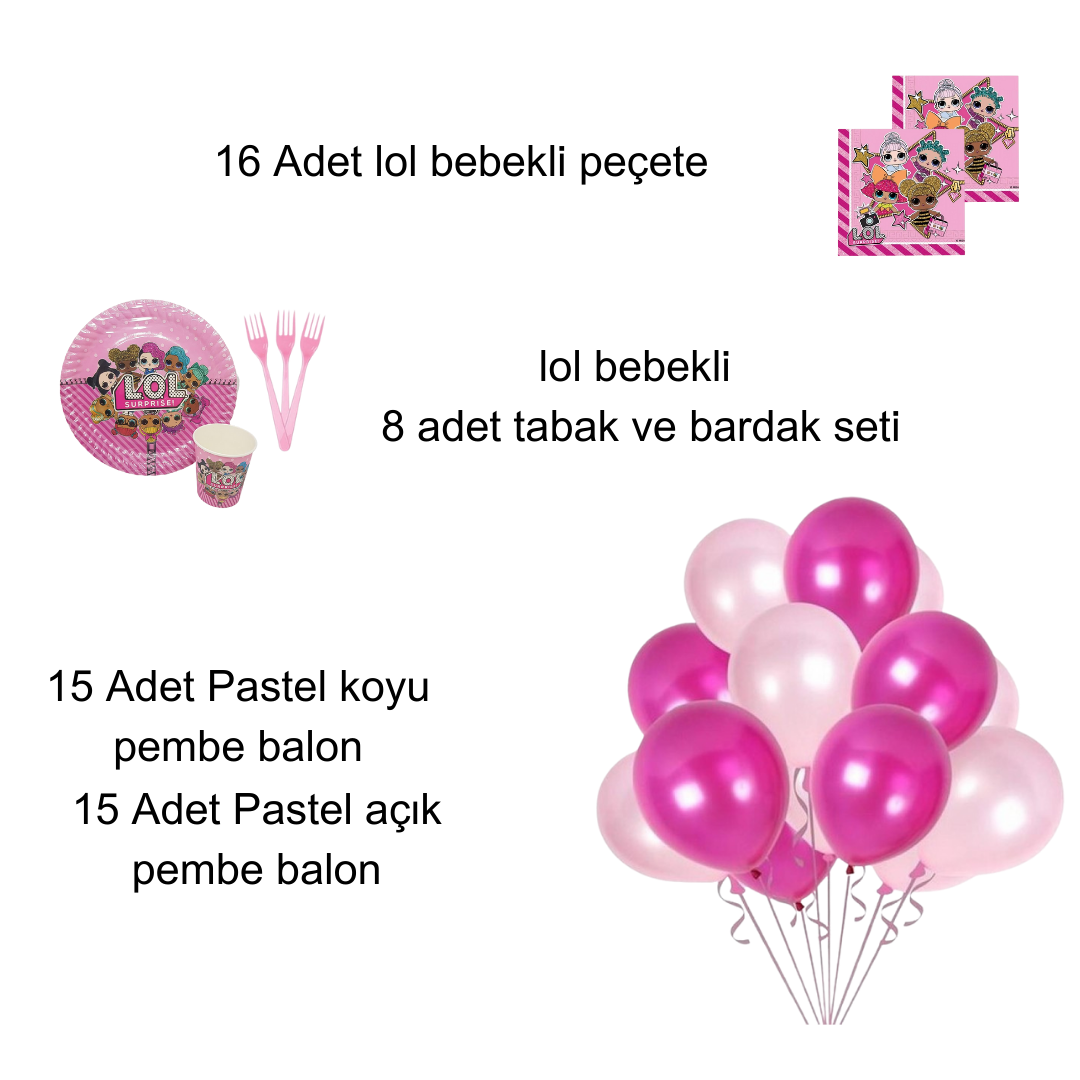 lol bebek parti set