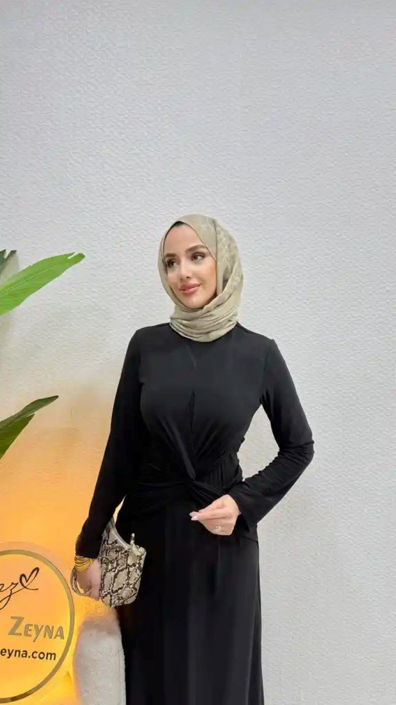 Ahenk Elbise Siyah 