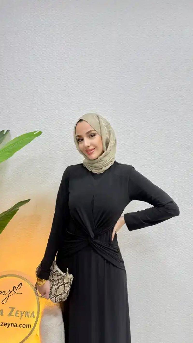 Ahenk Elbise Siyah 