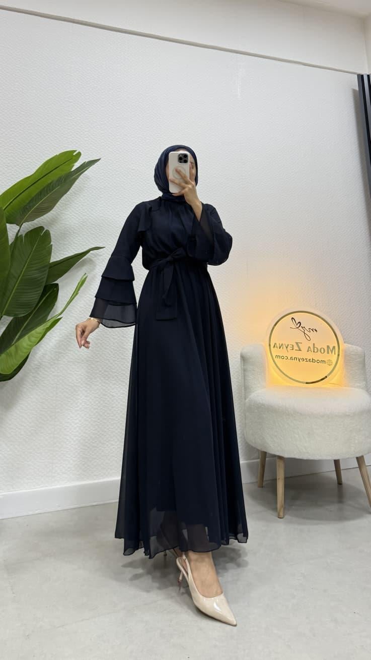 Alis Elbise Lacivert 