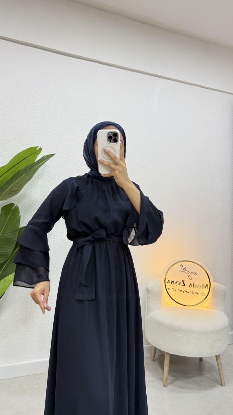 Alis Elbise Lacivert 