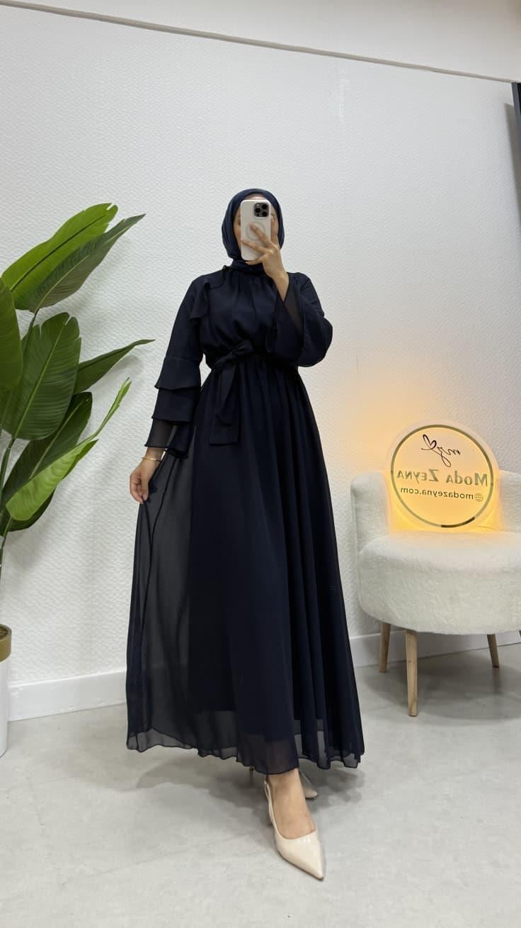 Alis Elbise Lacivert 