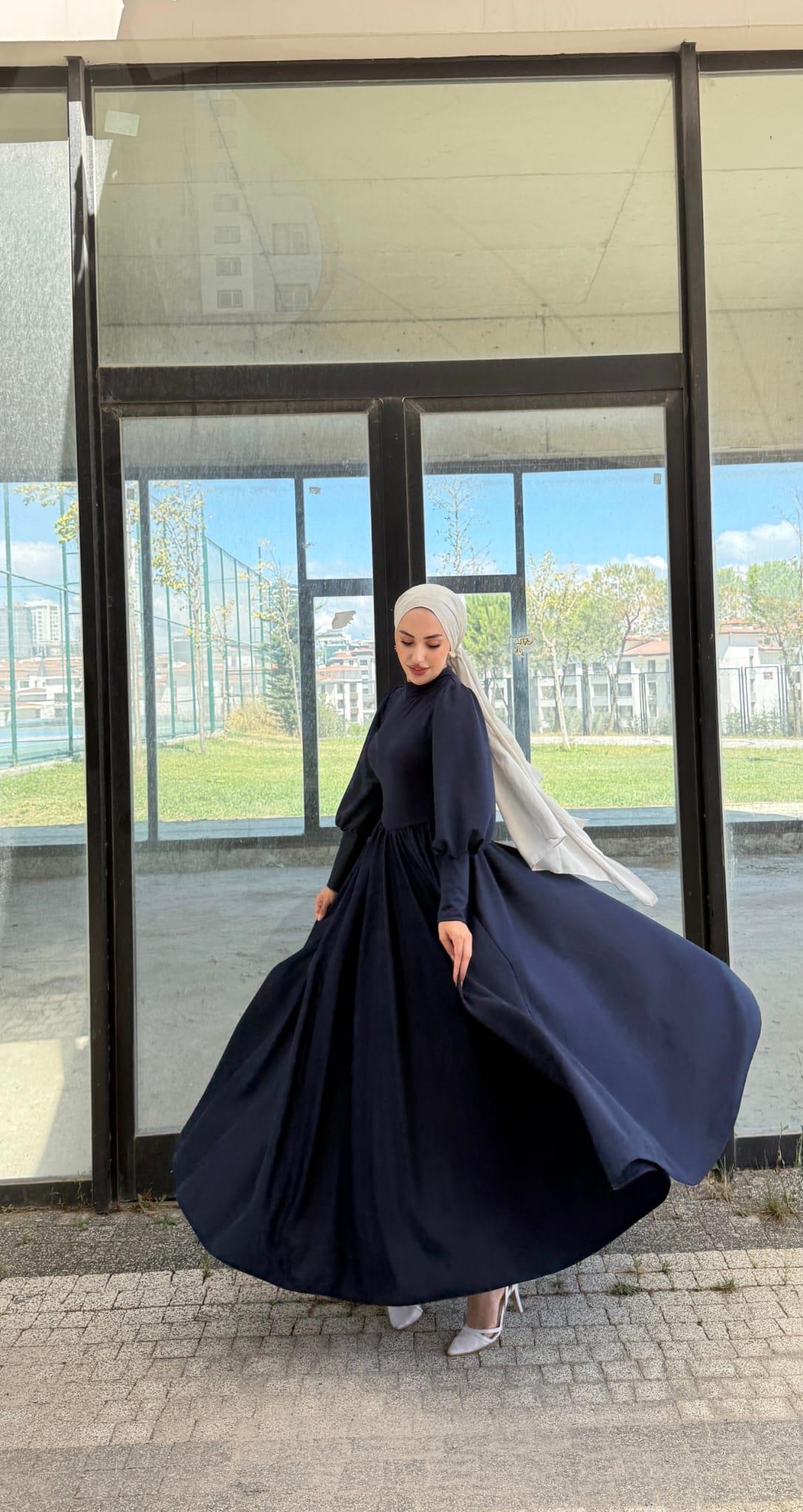 Arya Elbise Lacivert