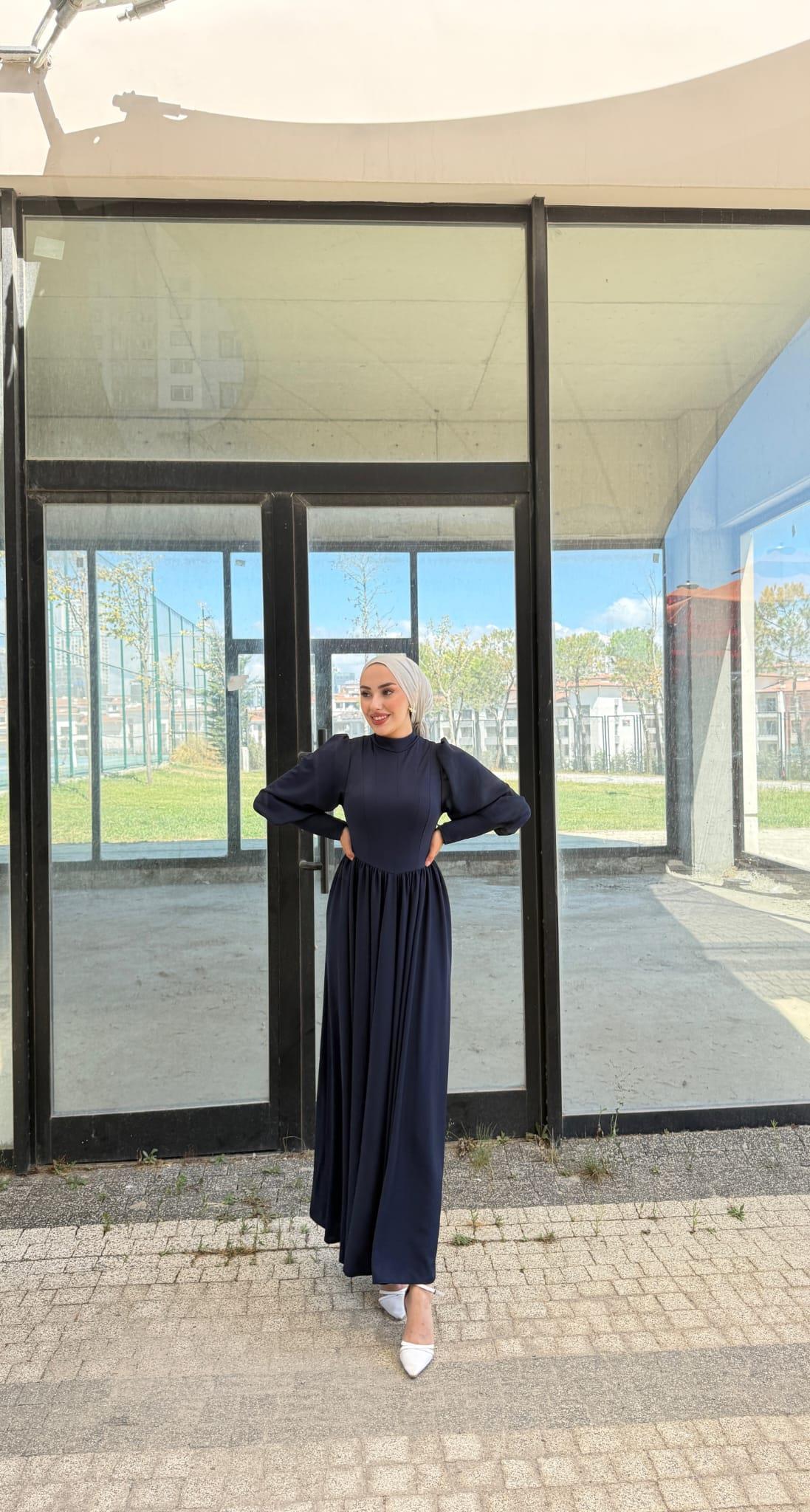 Arya Elbise Lacivert