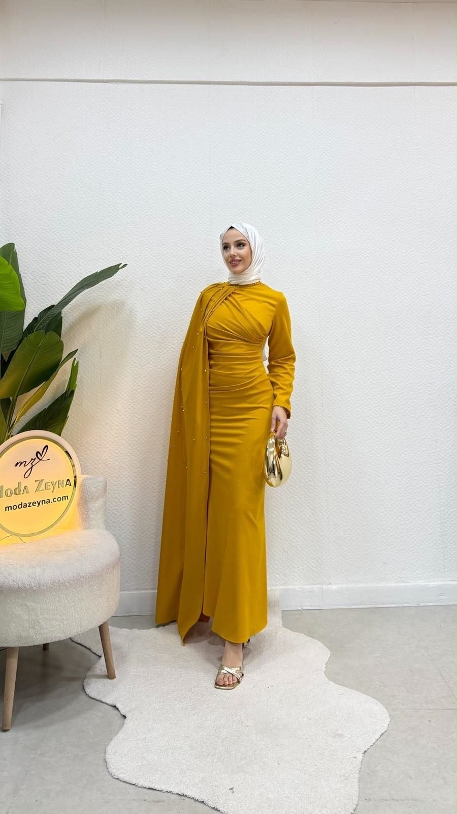 Dila Elbise Sarı 