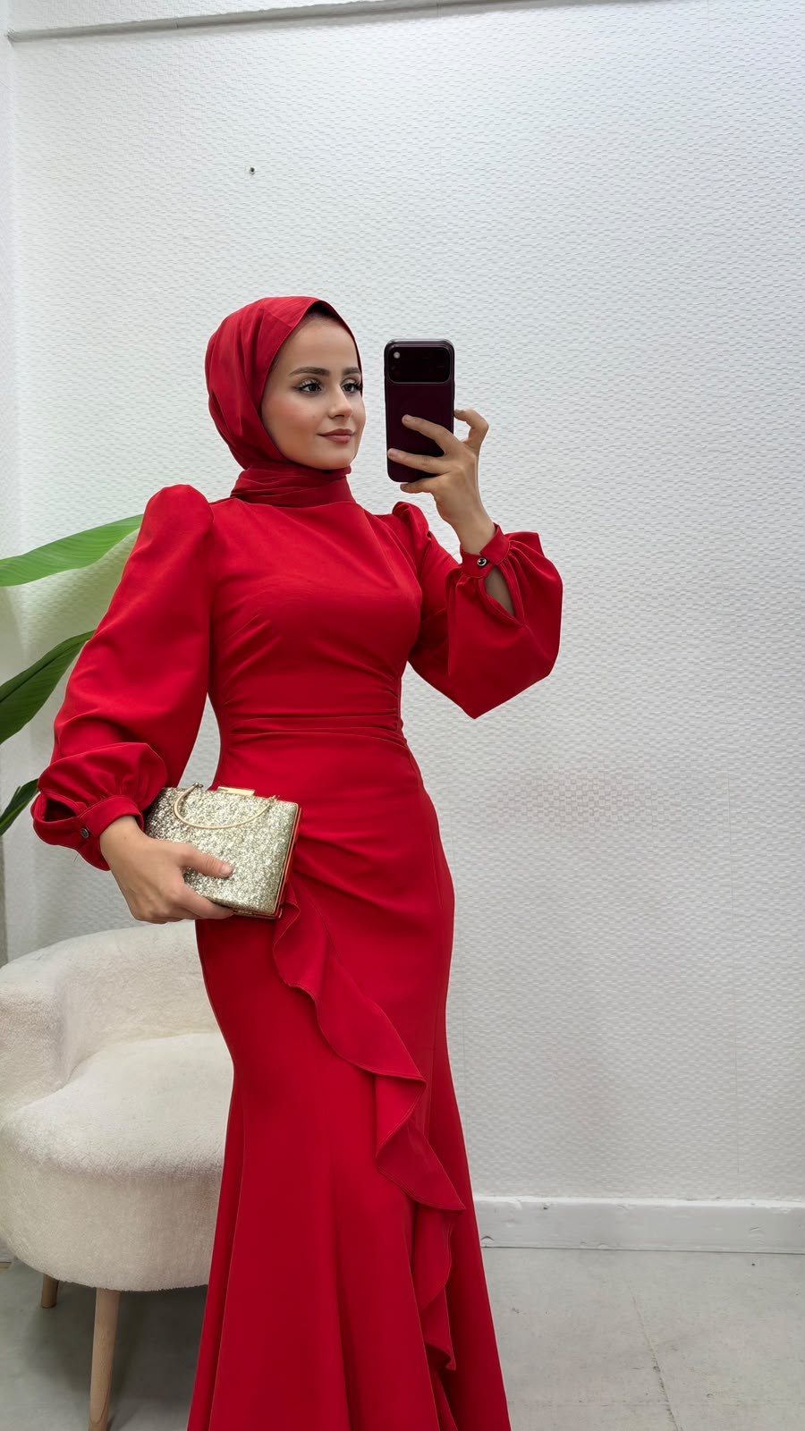 Diva Elbise Kırmızı 
