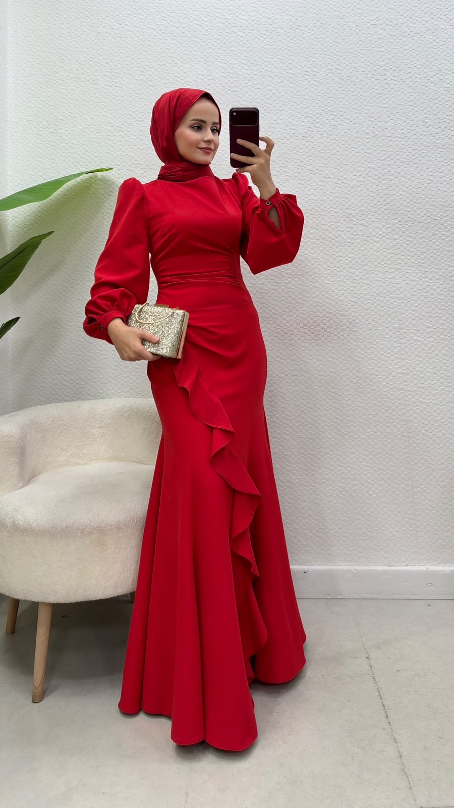 Diva Elbise Kırmızı 