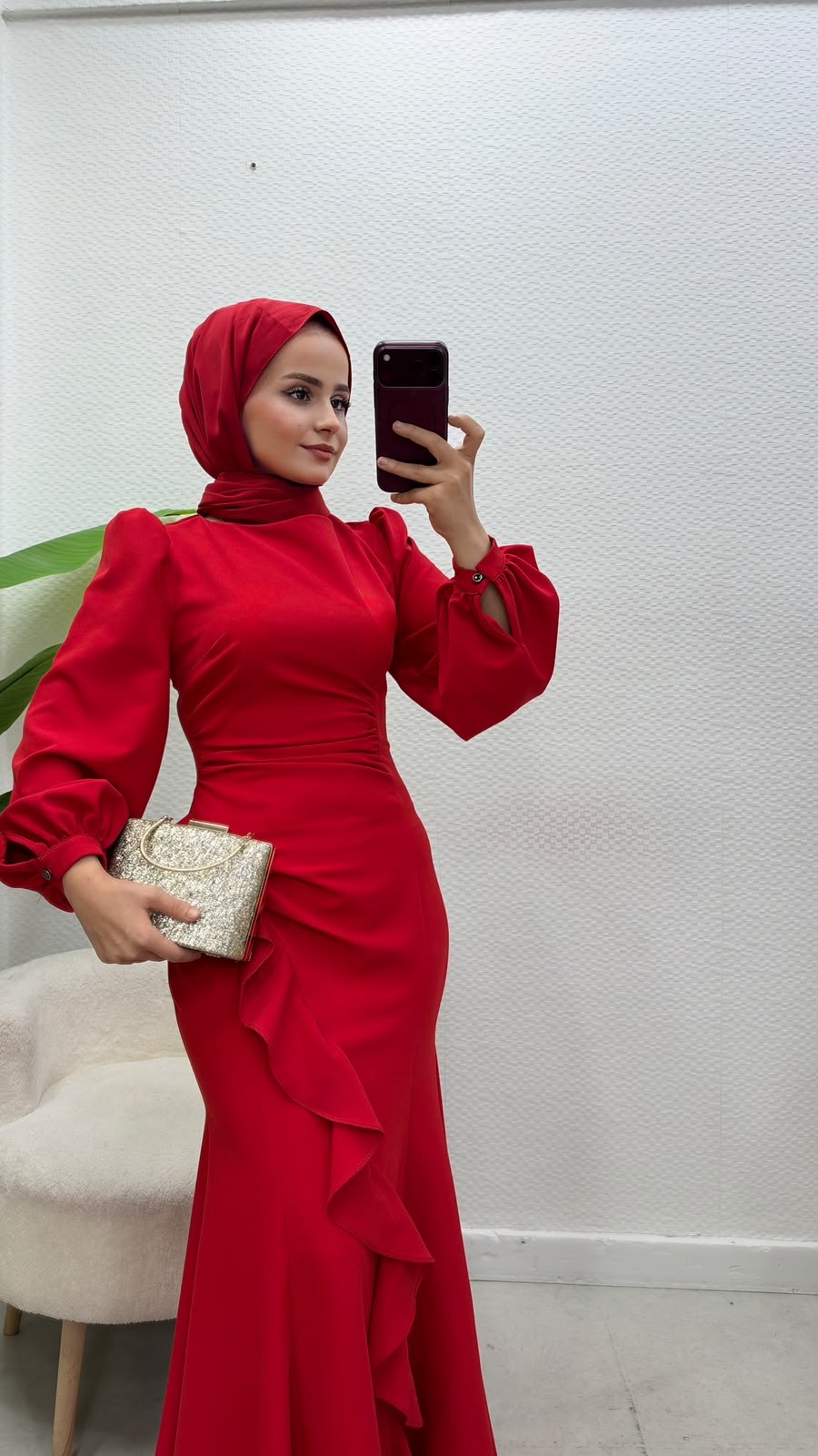 Diva Elbise Kırmızı 
