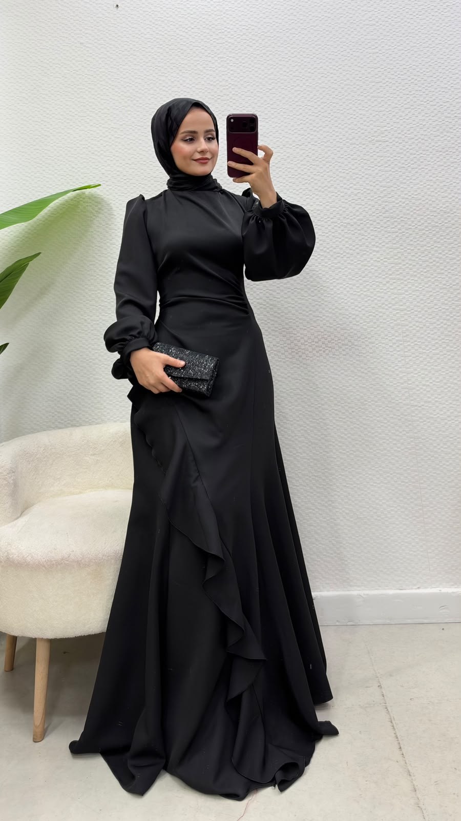 Diva Elbise Siyah 