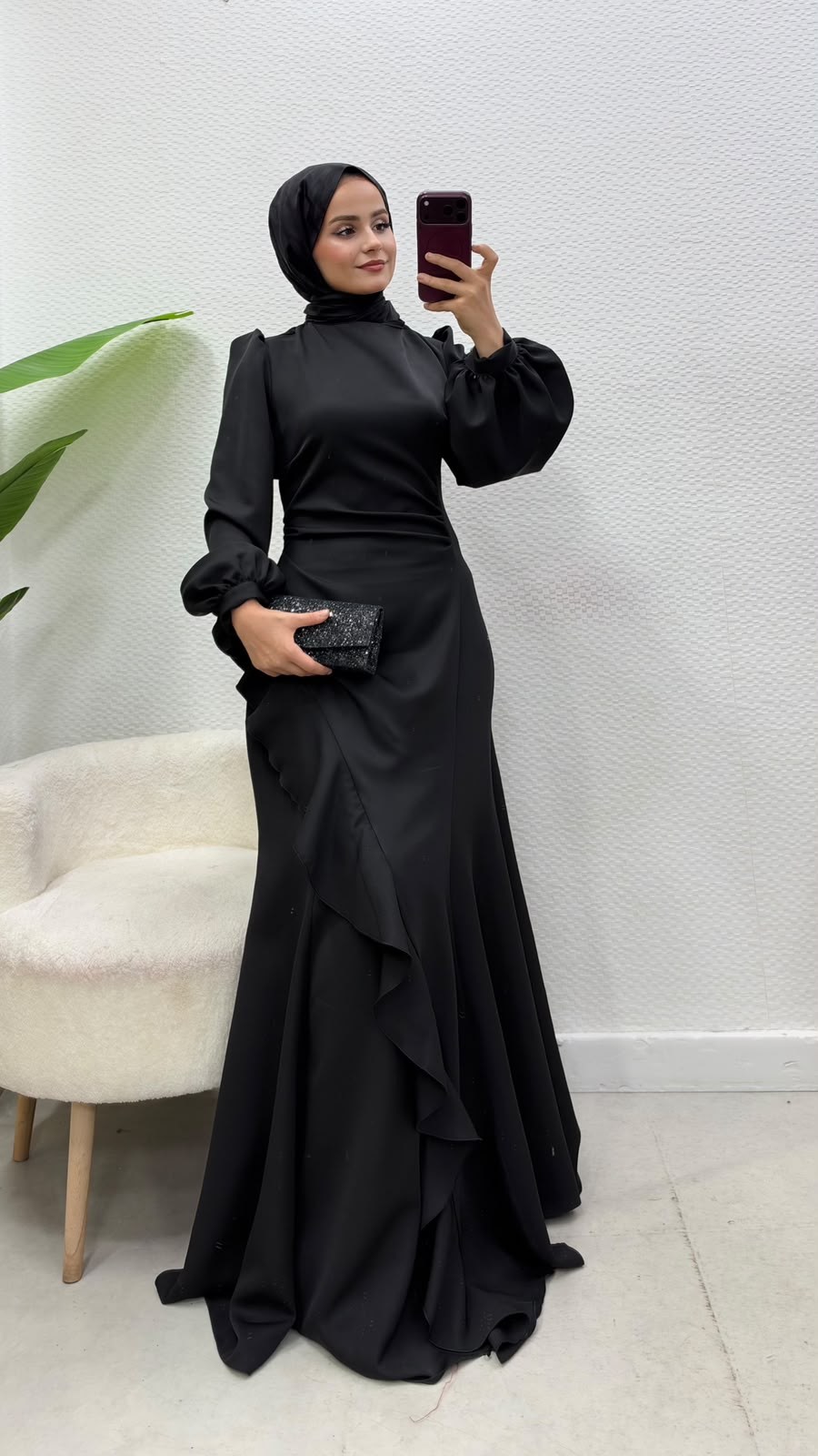 Diva Elbise Siyah 