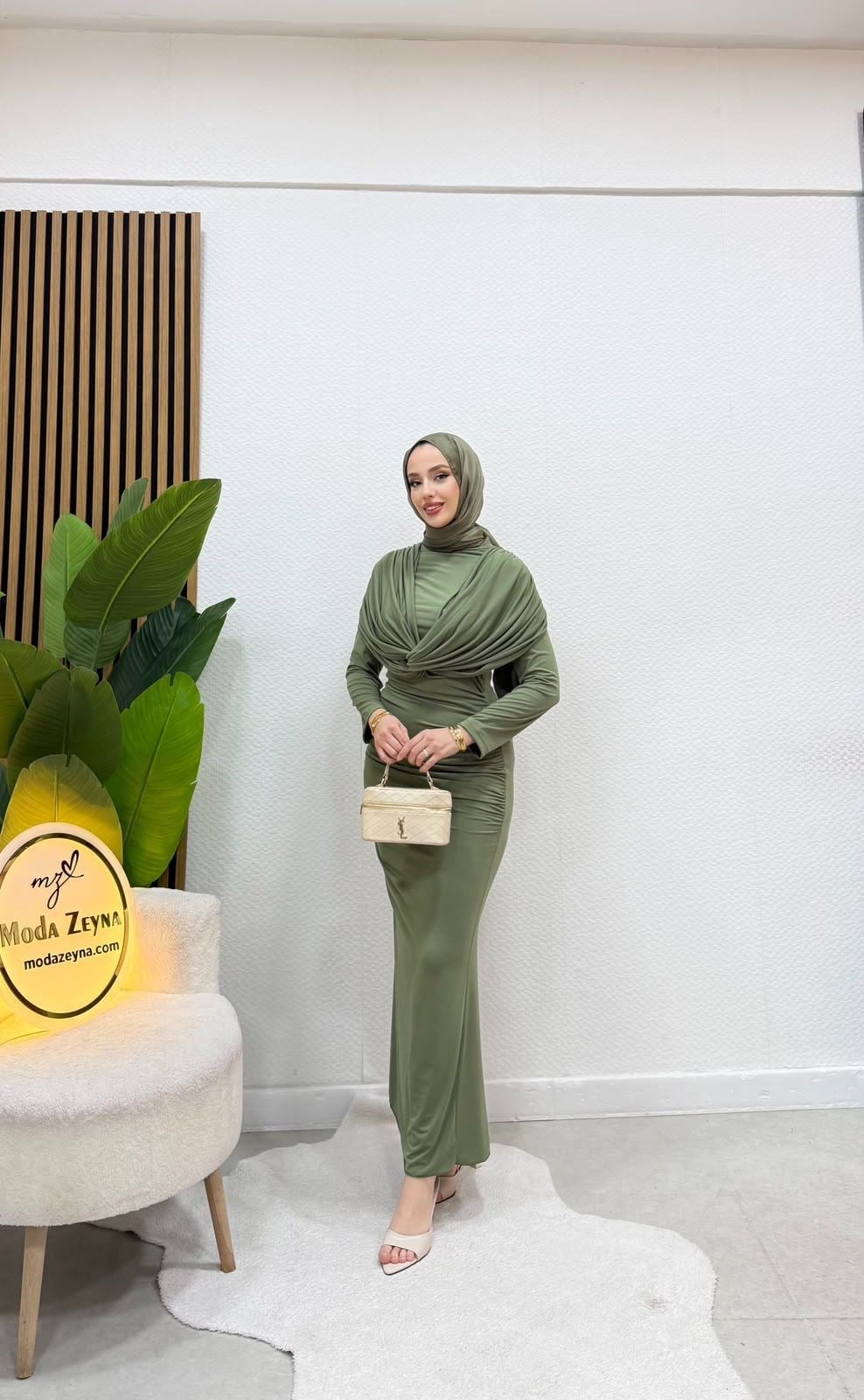 Leyla Elbise Haki