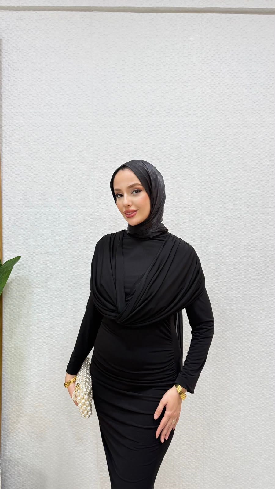 Leyla Elbise Siyah