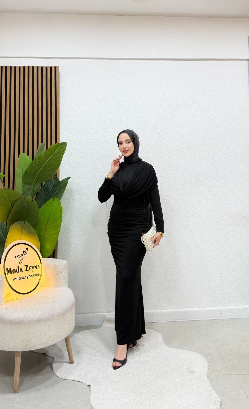 Leyla Elbise Siyah