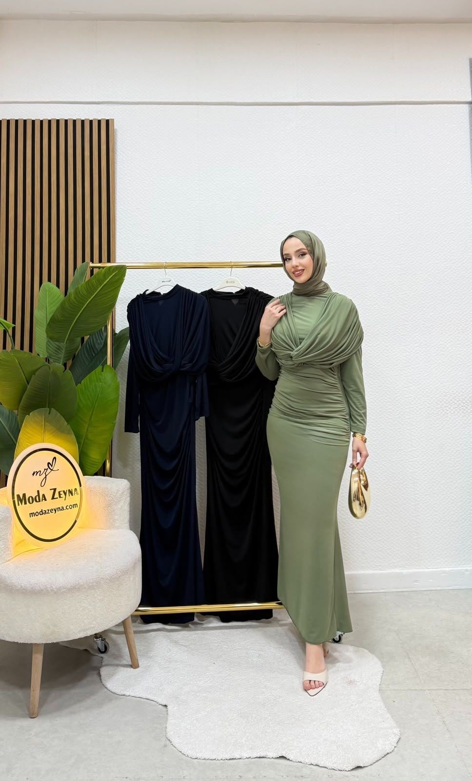 Leyla Elbise Siyah