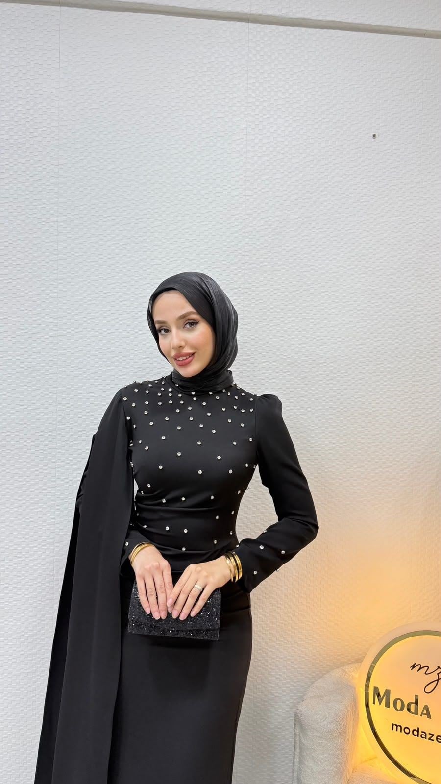 Perla Elbise Siyah 