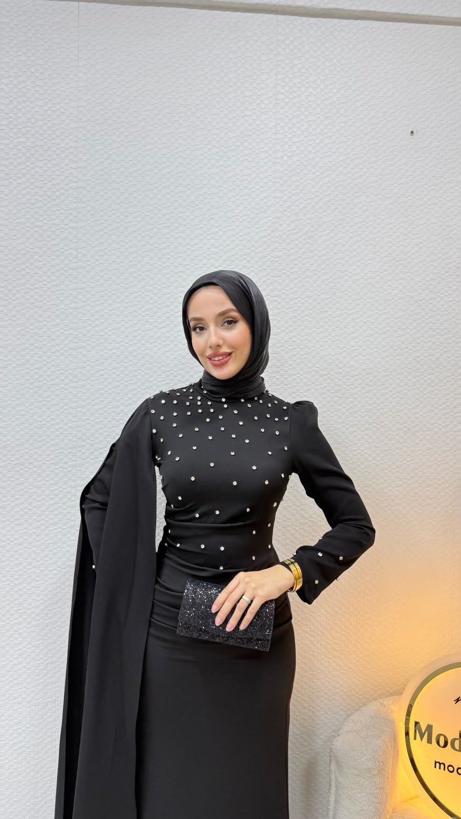 Perla Elbise Siyah 