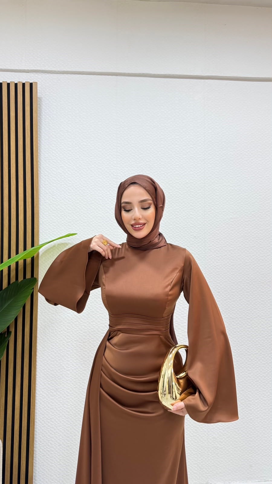 Zeyna Abiye Kahverengi