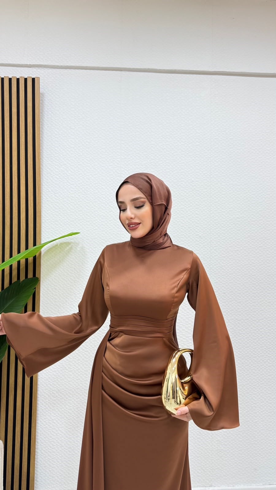 Zeyna Abiye Kahverengi