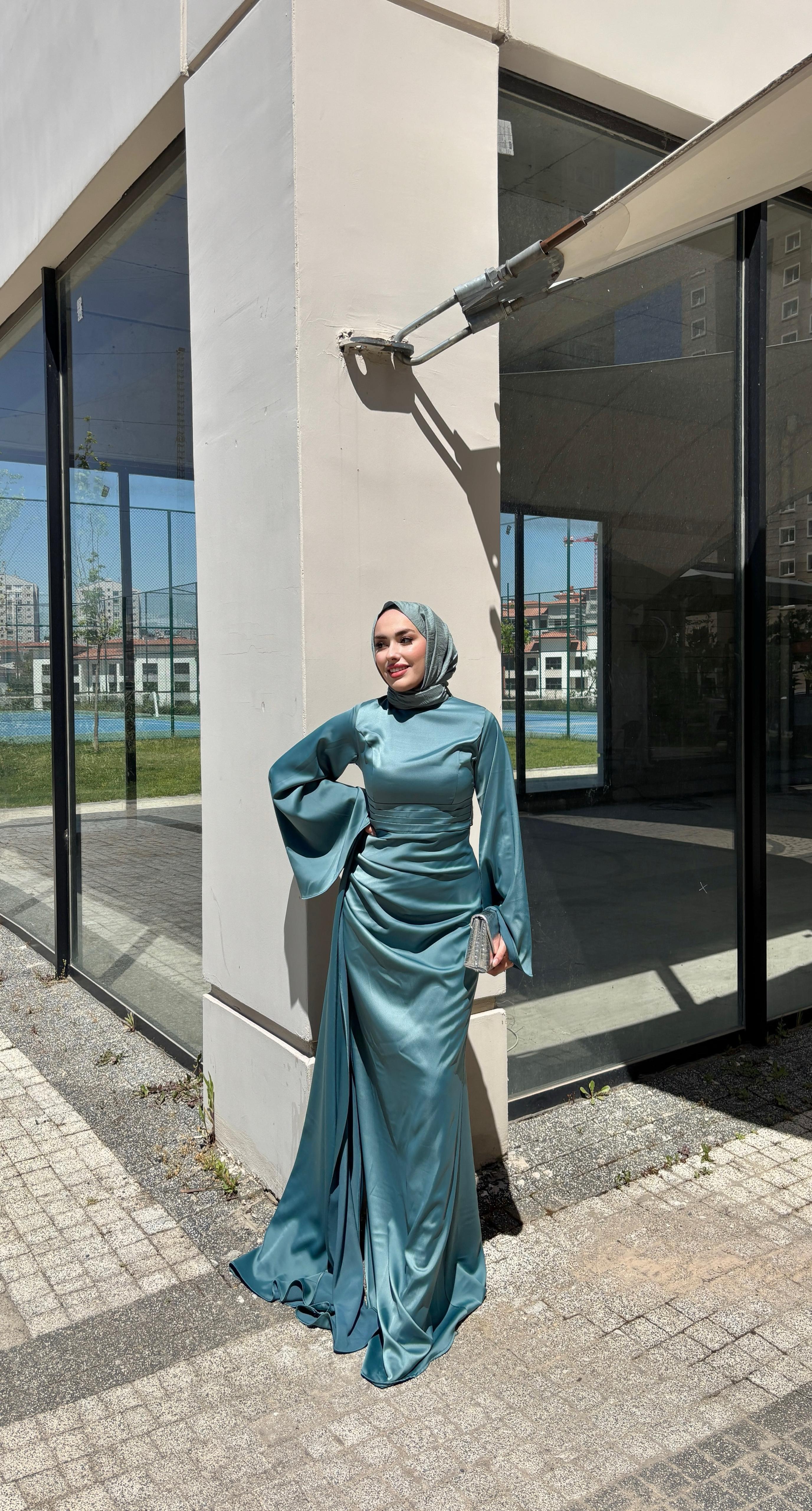 Zeyna Abiye Mint Yeşili