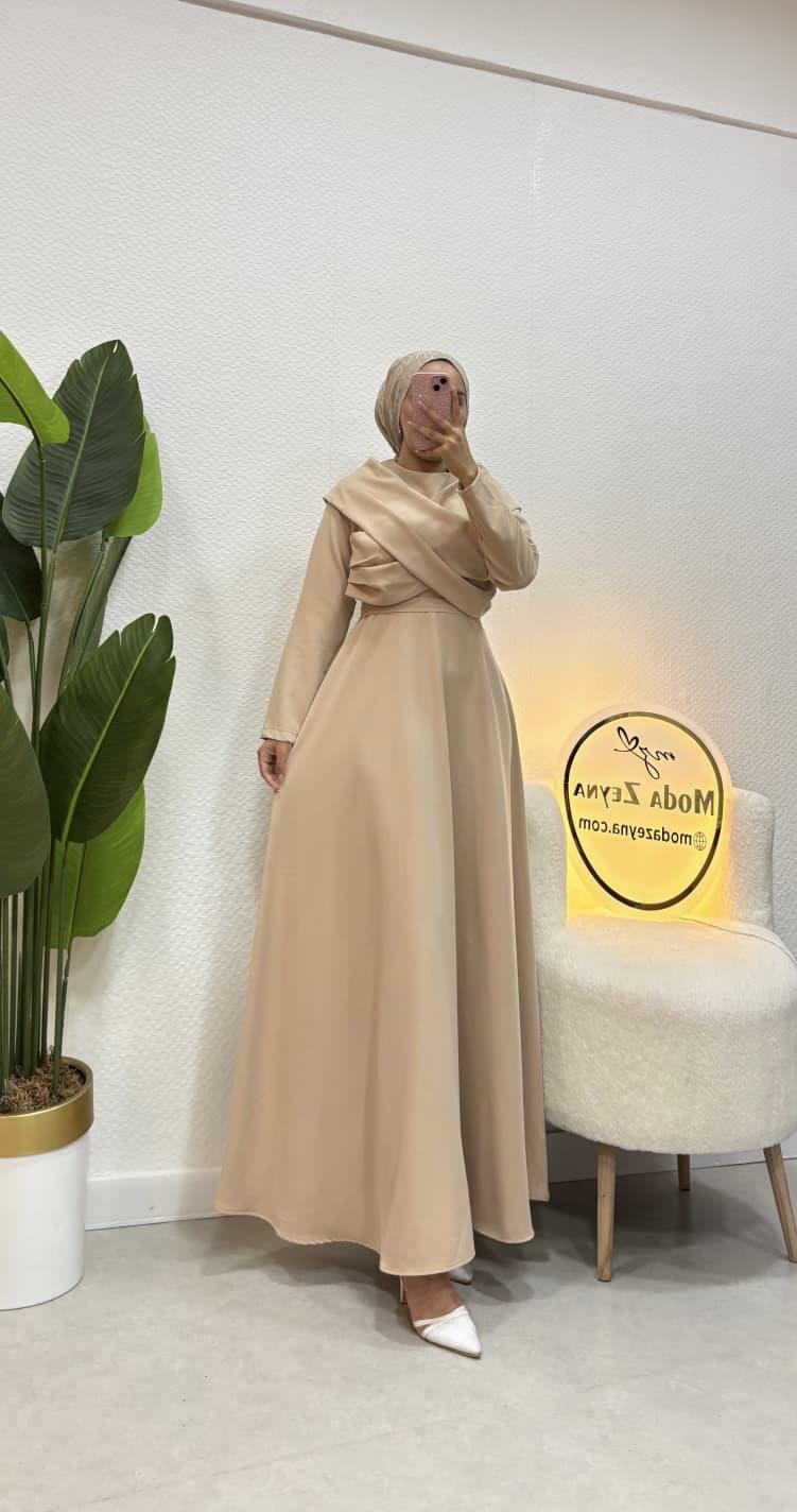 Zümra Elbise Bej