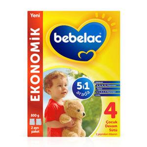 Bebelac 4 Cocuk Devam Sutu (1-2 Yas Cocuklar Icin) 900 G Lik Kutu