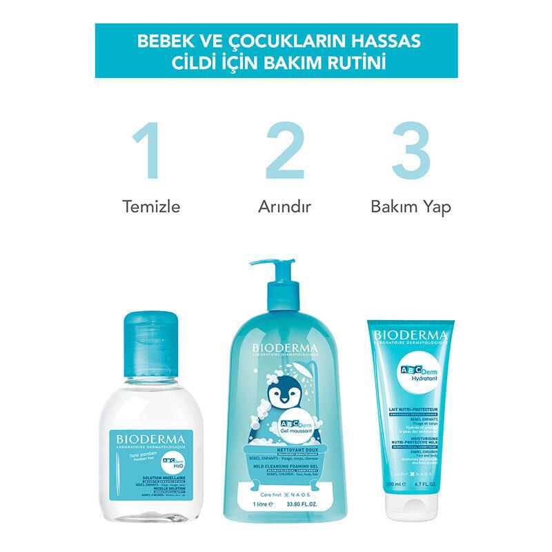 Bioderma Abc Derm Foaming Cleanser 1Lt