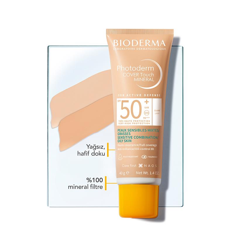Bioderma Photoderm Cover Touch Mineral Spf 50+ Very Light 40ml