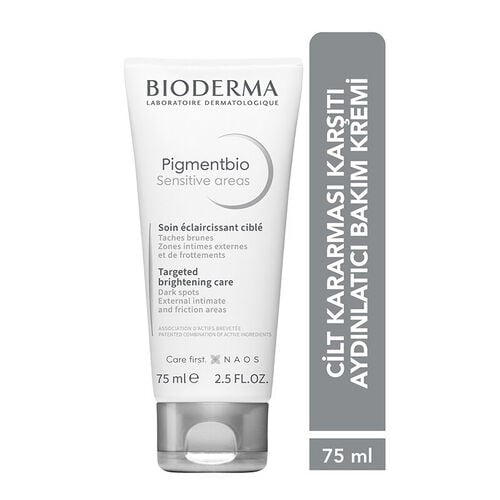 Bioderma Pigmentbio Sensitive Areas Genital Bölge, Eklem Bölgeleri Kararma Karşıtı Aydınlatıcı Krem 75 ml