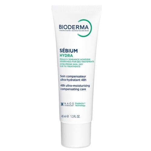 Bioderma Sébium Hydra Yoğun Nemlendirici Seramid İçeren Kurutucu Akne Tedavisi Yatıştırıcı Bakım Kremi 40 ml