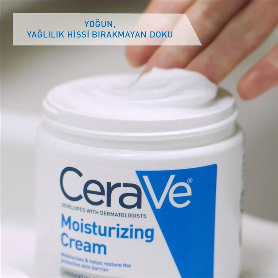 CeraVe Kuru ve Çok Kuru Ciltler için Yağsız Yüz ve Vücut Nemlendirici Krem 340 gr