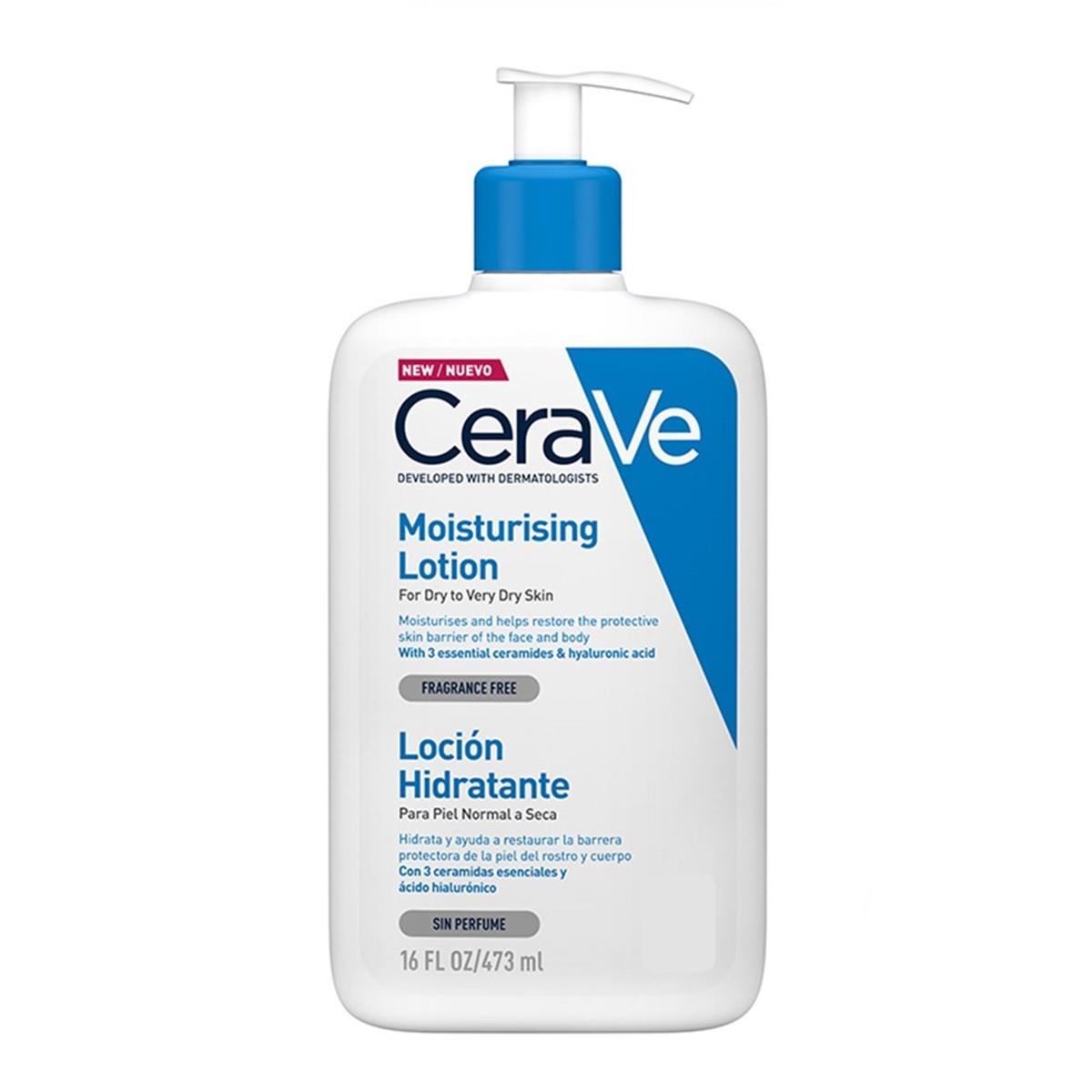 CeraVe Kuru ve Çok Kuru Ciltler için Yağsız Yüz ve Vücut Nemlendirici Losyon 473 ml