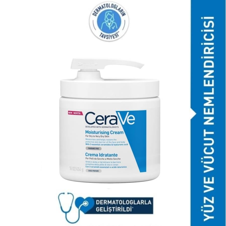 CeraVe Nemlendirici Krem Pompalı 454gr