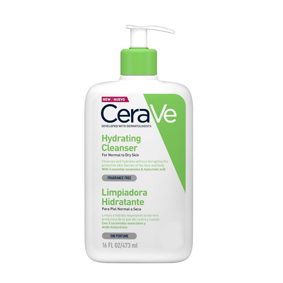 CeraVe Normal ve Kuru Ciltler için Nemlendiren Temizleyici 473 ml