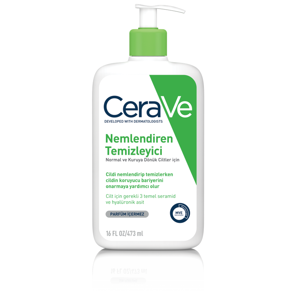 CeraVe Normal ve Kuru Ciltler için Nemlendiren Temizleyici 473 ml