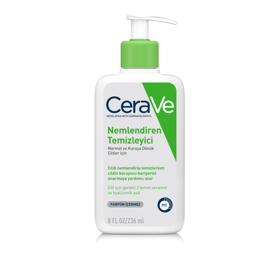 CeraVe Normal ve Kuru Ciltler için Nemlendiren Temizleyici 236 ml