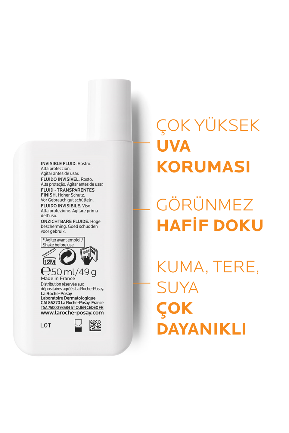 La Roche-Posay Anthelios UVmune Fluid Güneş Kremi SPF50+ 50 ml