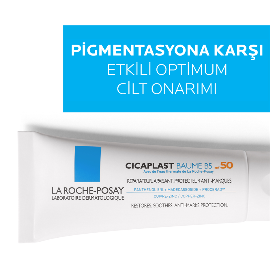 La Roche-Posay Cicaplast Baume B5 SPF50 Tahriş Olmuş Ciltler için Onarıcı Bakım Kremi 40 ml