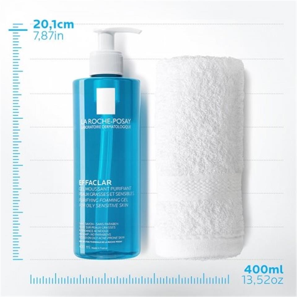 La Roche-Posay Effaclar Yağlı ve Hassas Ciltler için Temizleyici Jel 400 ml