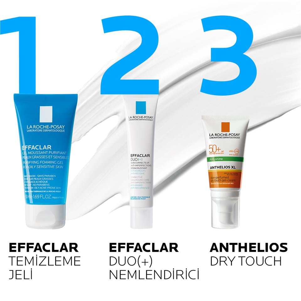 La Roche-Posay Effaclar Yağlı ve Hassas Ciltler için Yüz Temizleme Jeli 200 ml