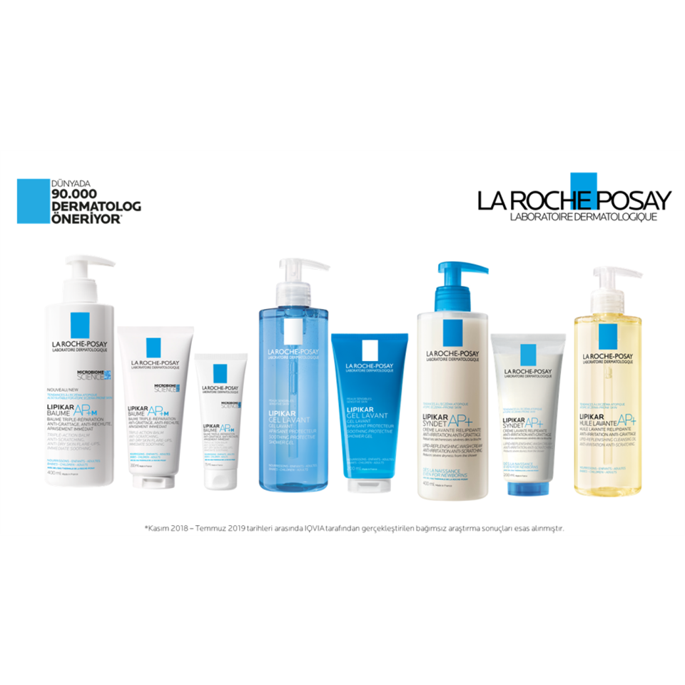La Roche-Posay Lipikar Baume AP+M Atopiye Eğilim Gösterebilen Ciltler için Bebek, Çocuk, Yetişkin Nemlendirici Krem 400 ml