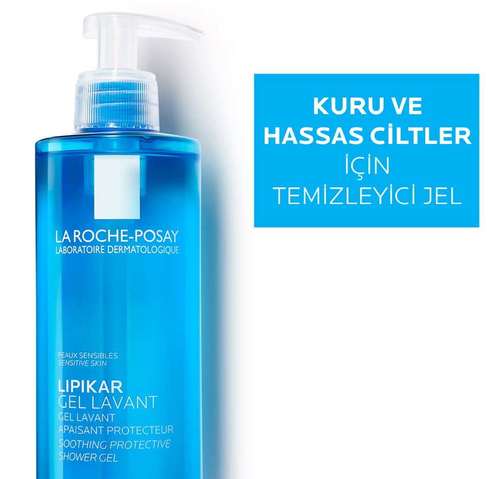 La Roche-Posay Lipikar Gel Lavant Kuru Ciltler için Bebek, Çocuk, Yetişkin Vücut Temizleme Jeli 400 ml